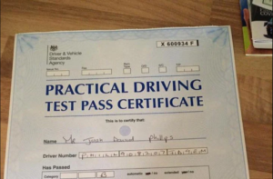 Buy theory test pass certificate