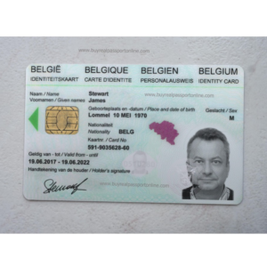 Belgium ID card