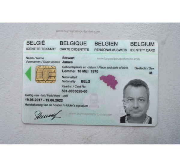 Belgium ID card