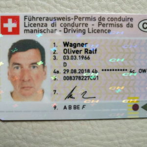 Swiss driver’s license