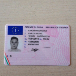 Italy driver’s licence